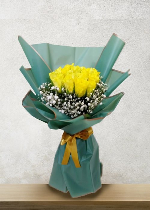 20 Yellow Rose Bouquet