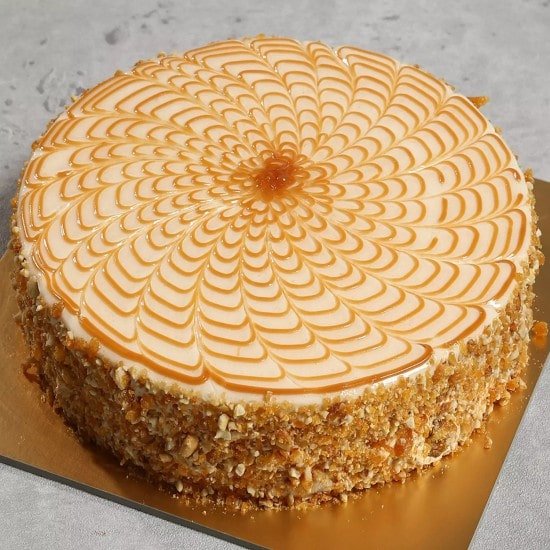 Yummy Butterscotch Cake Half Kg