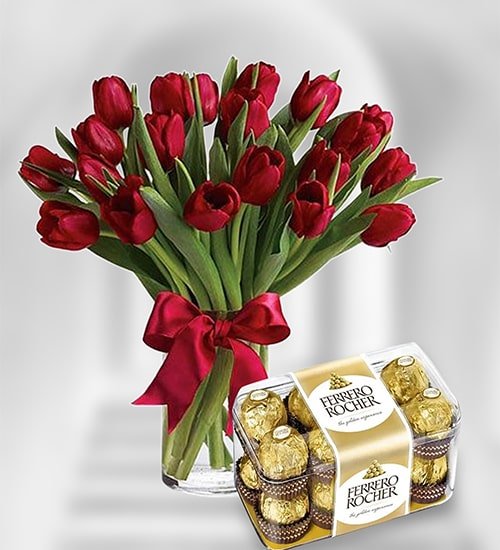 Superb Tulip Arrangement