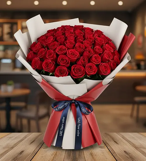 70 Red Rose Valentine Bouquet