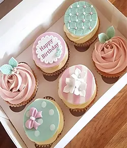 Birthday Decorated Cupcakes