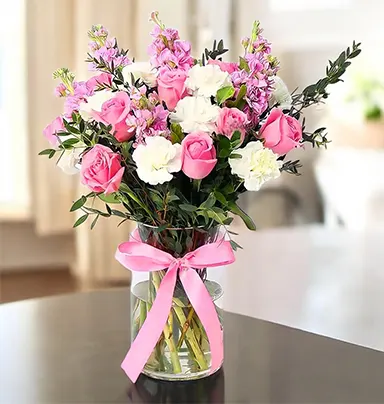 Mixed Flower Arrangement for Newborn & Mom