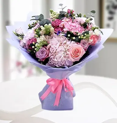 Stunning Mix Flower Bouquet with Hydrangea & ...