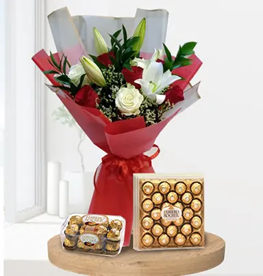 Romantic Wishes With Ferrero Rocher Chocolate...