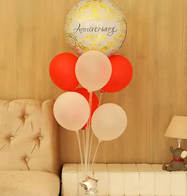 Classy Anniversary Balloon Bouquet