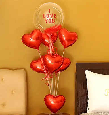 Hearty Love Balloon Bouquet