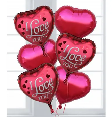 6 I Love You Balloons