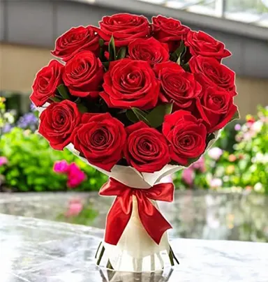Delightful 25 Red Rose Bouquet