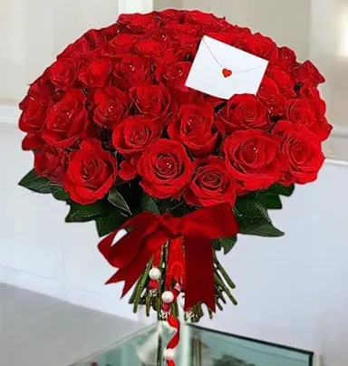 25 Red Roses Bouquet