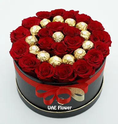 Lovely Roses With Chocola...