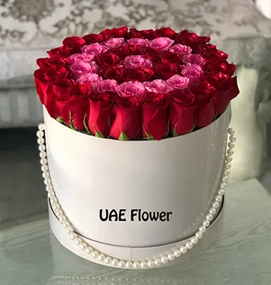 Interesting Pink & Red Rose Box