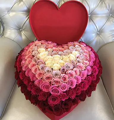 150 Ombre In Heart Shape ...