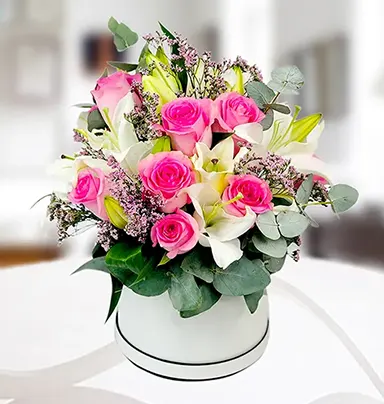 Charming Mix Flower Box Arrangement