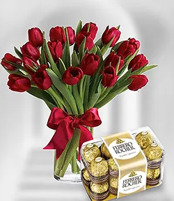 Superb Tulip Arrangement