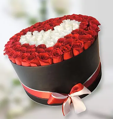 Seductive Red Roses Box A...