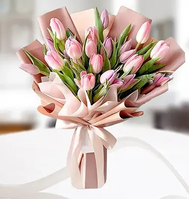 Mesmerizing Pink Tulips For Special Moments
