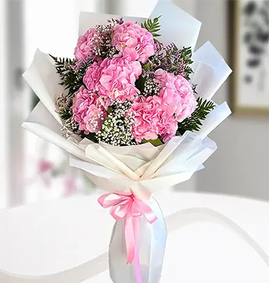 Glorious Pink Hydrangea B...