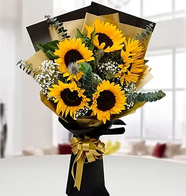 Radiant Sunflower Bouquet