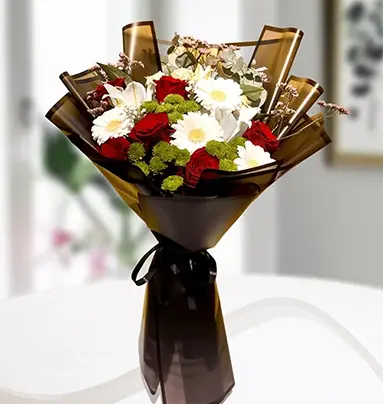 Blissful Mix Flowers Bouquet
