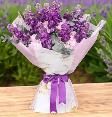 Standing Beauty 21 Matthiola & Hydrangea Bouq...