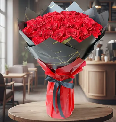 40 Red Rose Valentine ...